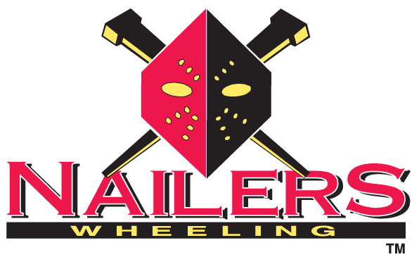 Wheeling Nailers 1996 97-2002 03 Primary Logo vinyl decal